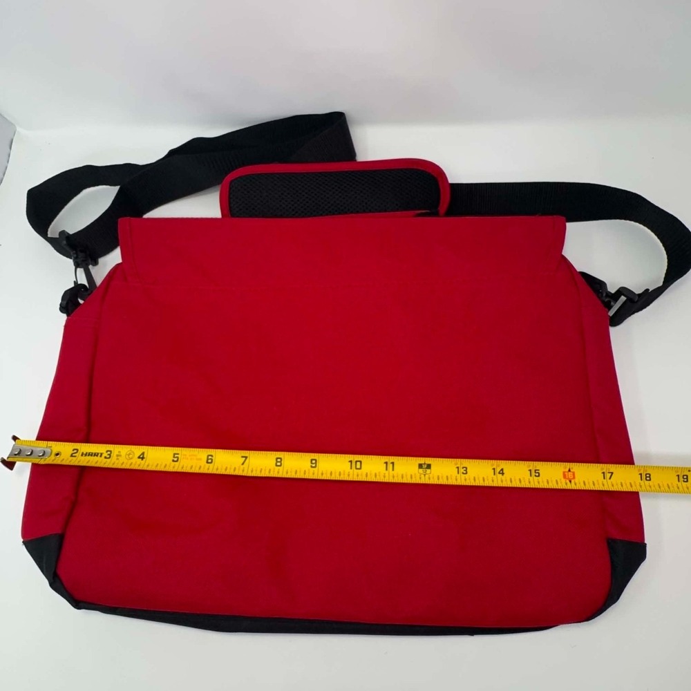 NEW Alabama Crimson Tide Messenger Bag Red Black NCAA Laptop Shoulder Bag Roll - Picture 8 of 8